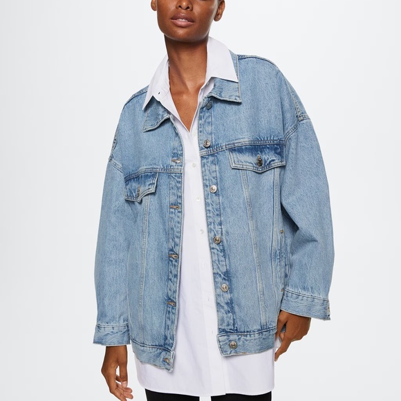 Mango Denim Jacket - Picture 1 of 6
